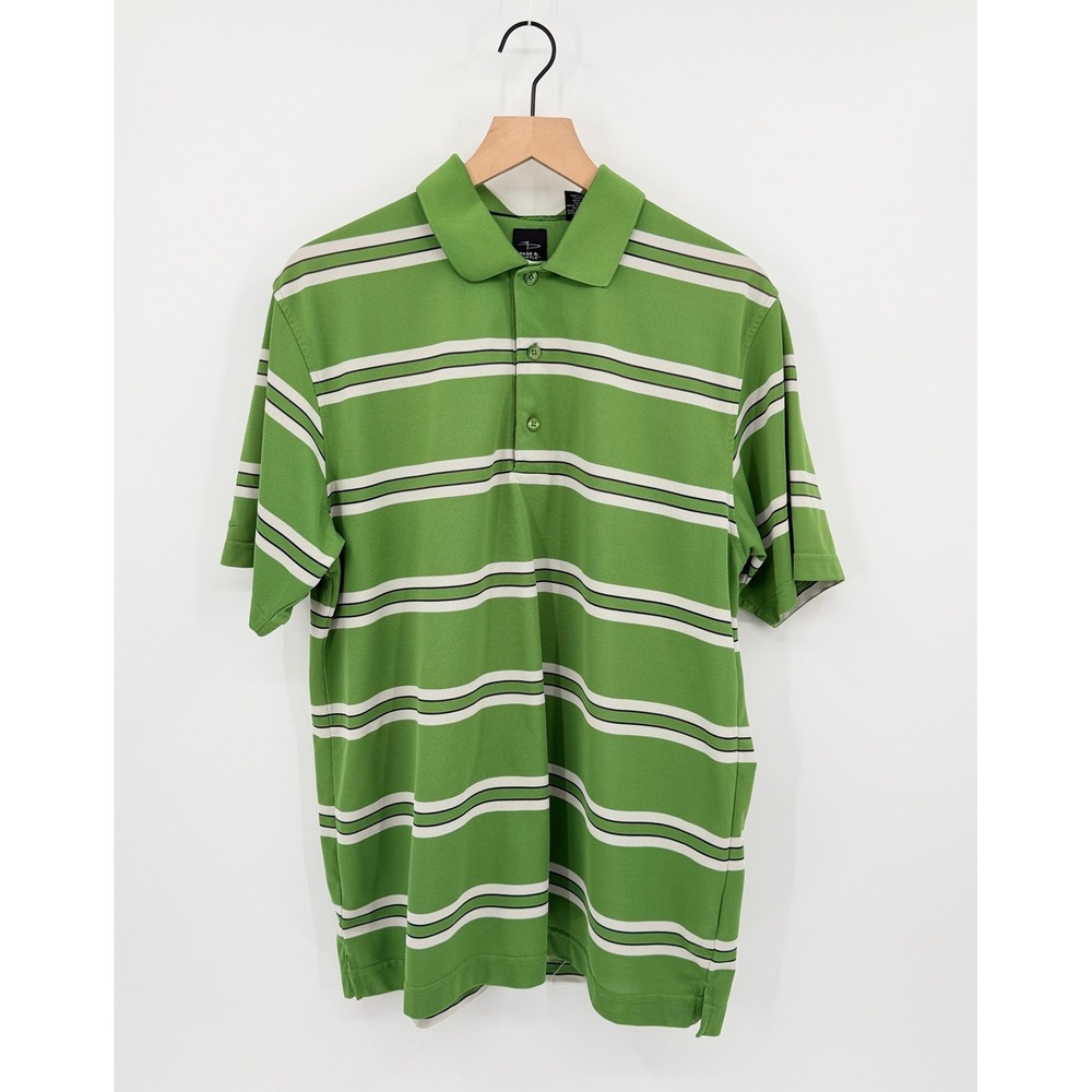 Page & Tuttle Mens L Performance Polo Shirt Golf Athleisure Country Club Preppy